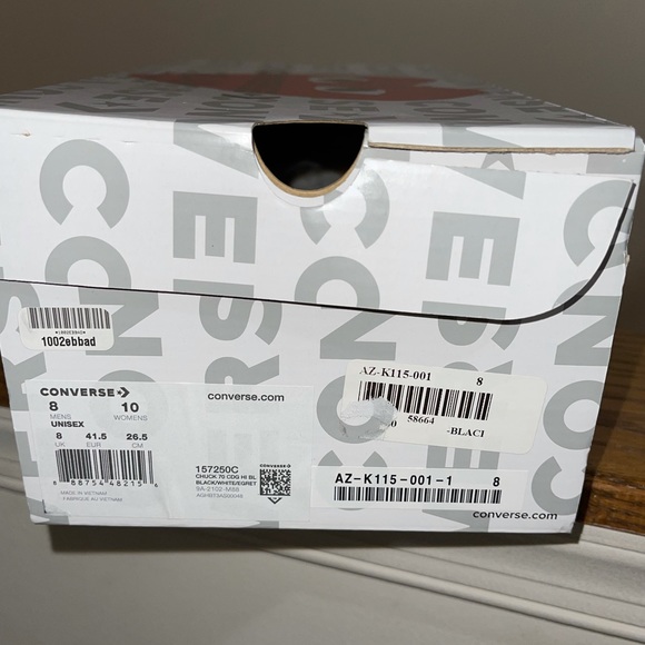 Comme des Garçons x Chuck Taylor All Star 70 Hi black polka dot - Picture 6 of 7